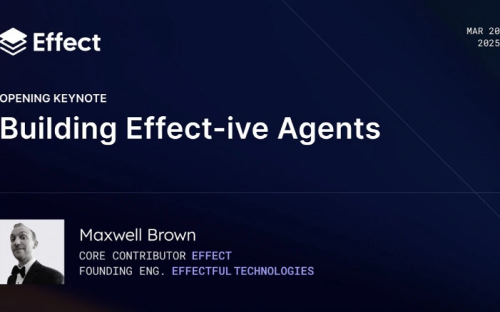 Development of AI Applications with Effect