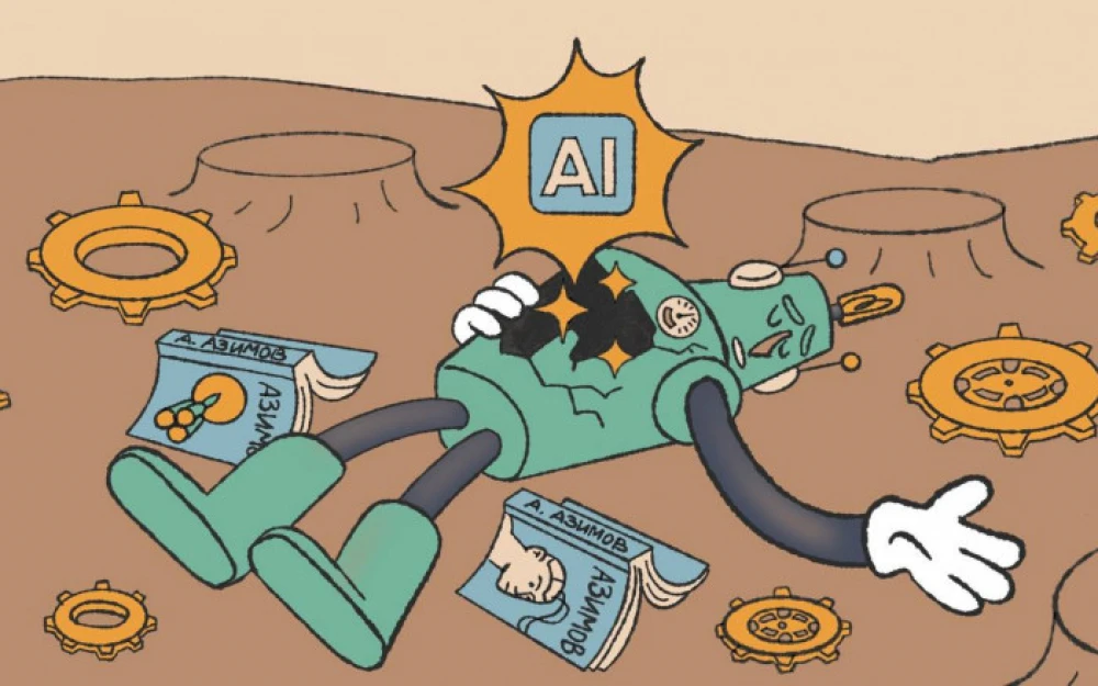 Sure, here is the translation you requested:How AI is Already Manipulating Us or Why Asimov's Three Laws Won't Save Us