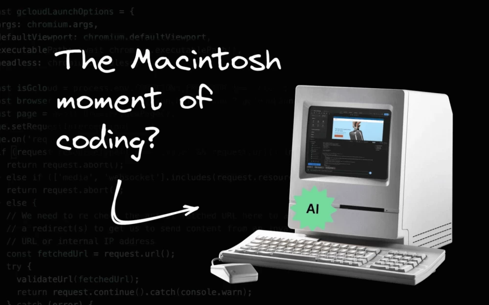 
A revolutionary moment in programming is getting closer