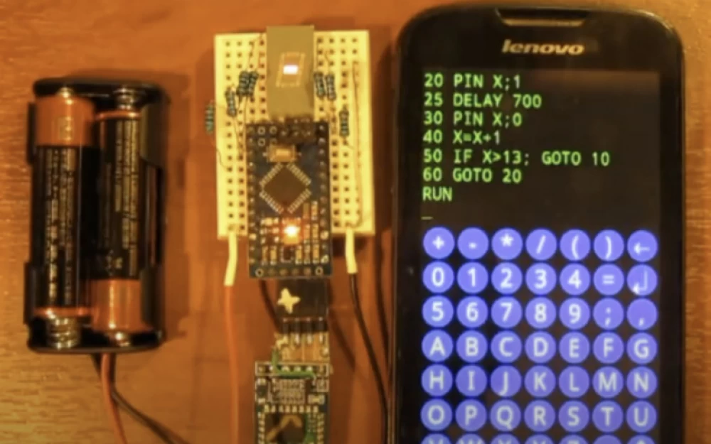 Interactive BASIC for Arduino and STM32