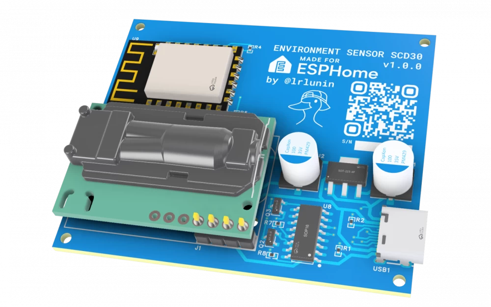 
How I made a CO2 sensor for a smart home based on SCD30