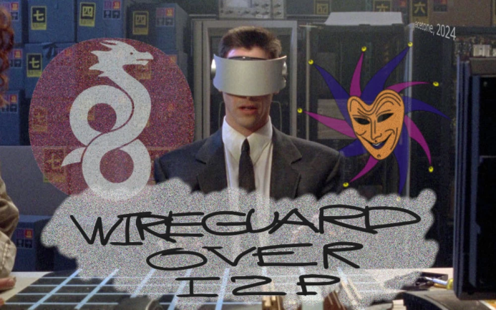 
VPN through I2P: wireguard & i2pd