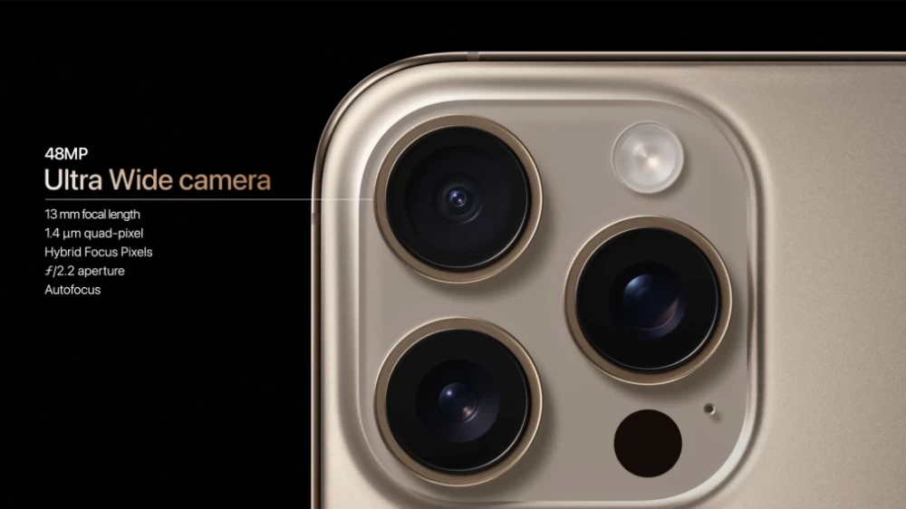 Improved cameras of iPhone 16 Pro