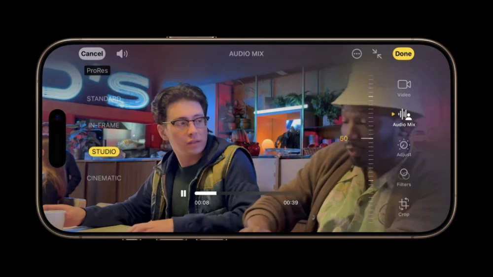Touch shutter button and cameras of iPhone 16 Pro