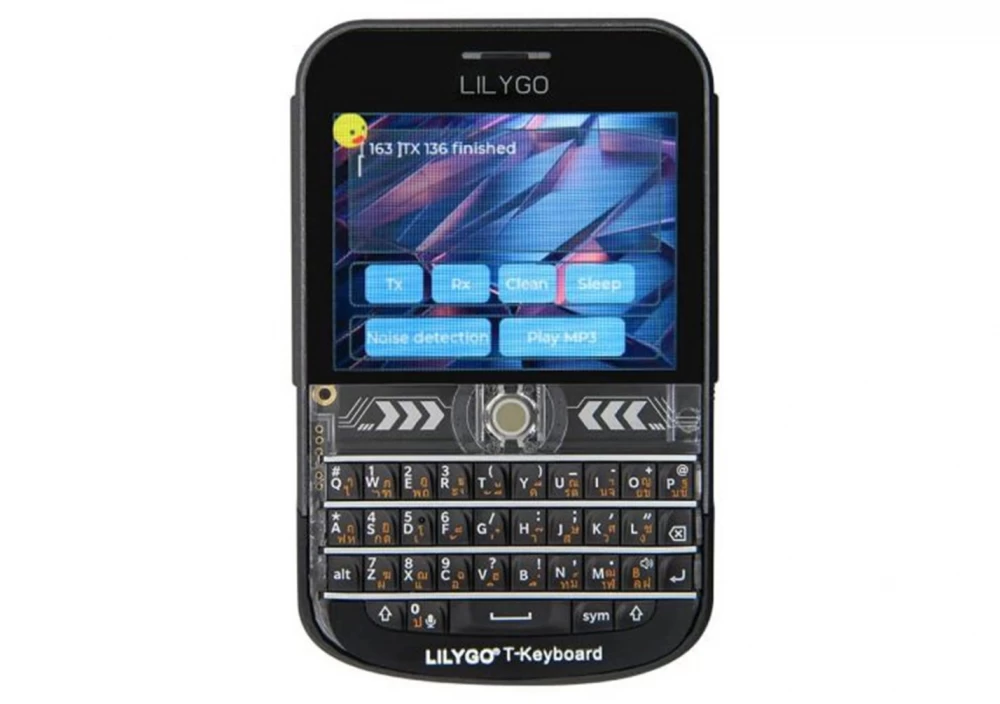 
Miniature DIY computer with a transparent case and LED backlight
