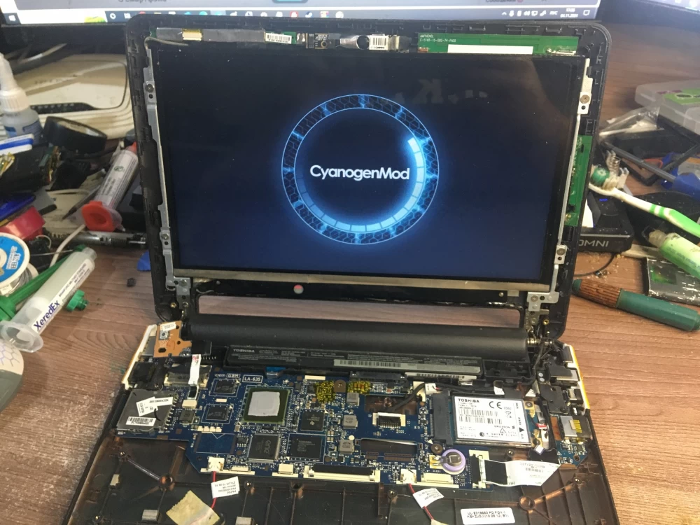 Restoring the keyboard of the Toshiba AC-100