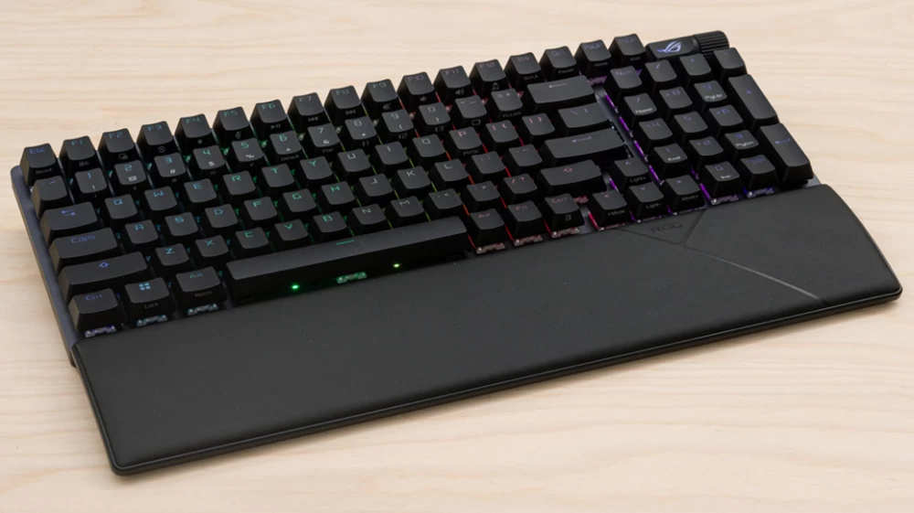 
Gaming keyboard with RGB backlight and mechanical switches
