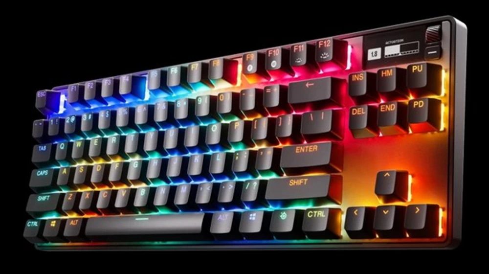 
Compact gaming keyboard with minimalist design
