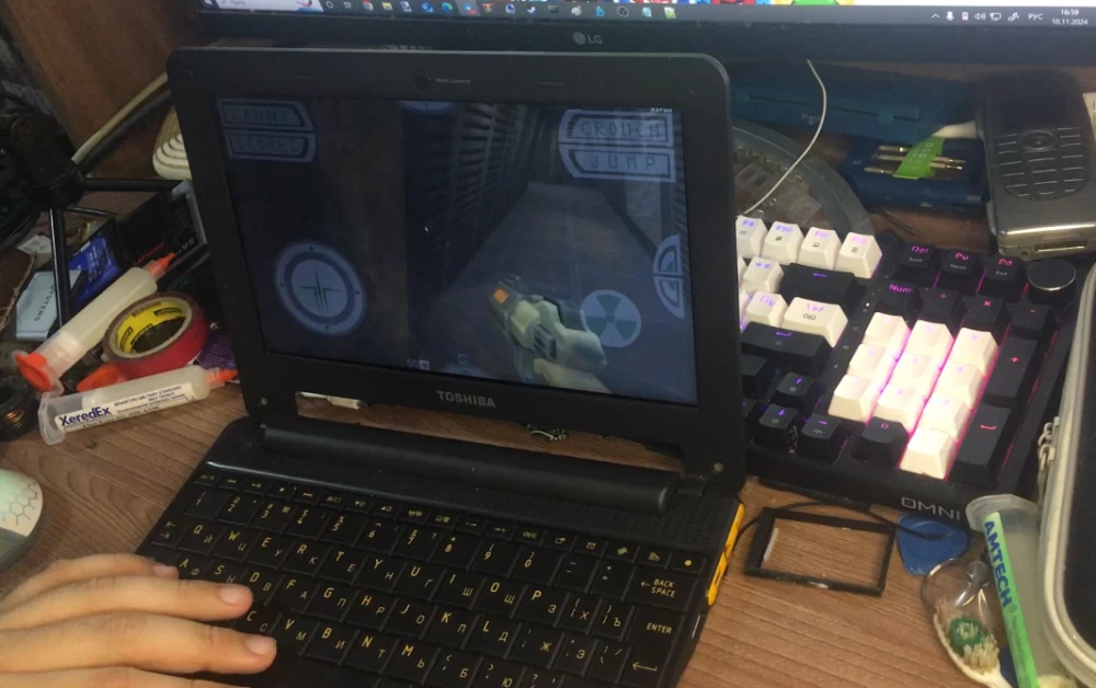 Updating the firmware of the Toshiba AC-100