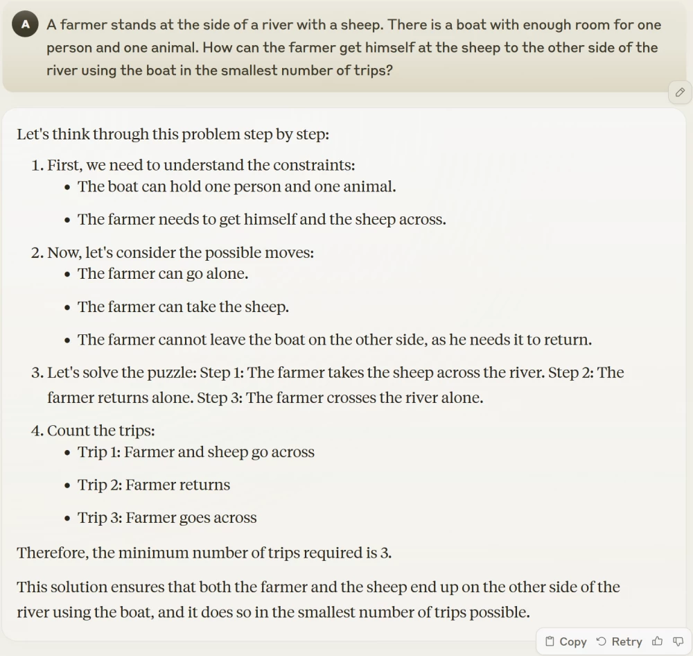 
Koko sits in thought, demonstrating her ability to reflect.
