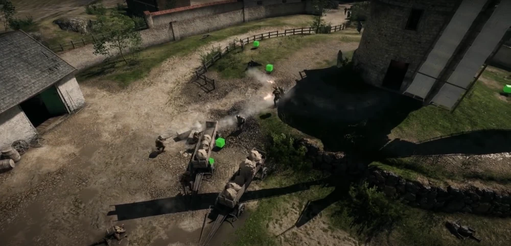 Game characters generated by AI in real-time.