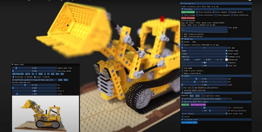 Battle scene in the game where AI controls the opponents.