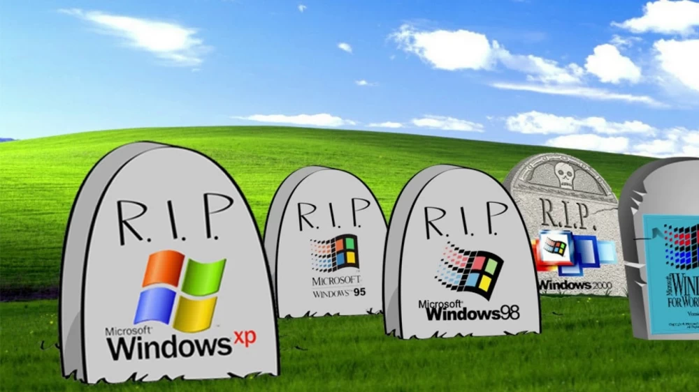 
IT specialist trying to fix a server with a hammer

