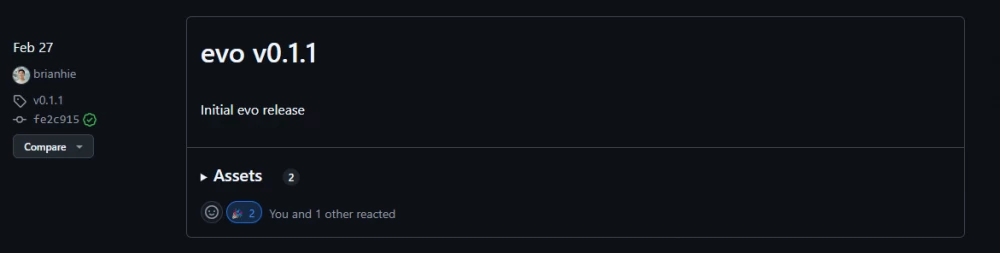 GitHub of the developers