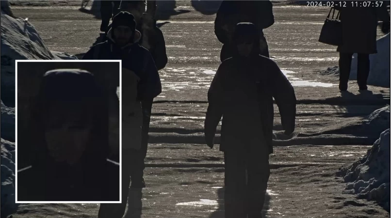 This is what the image from the camera facing southeast looks like at 11:07