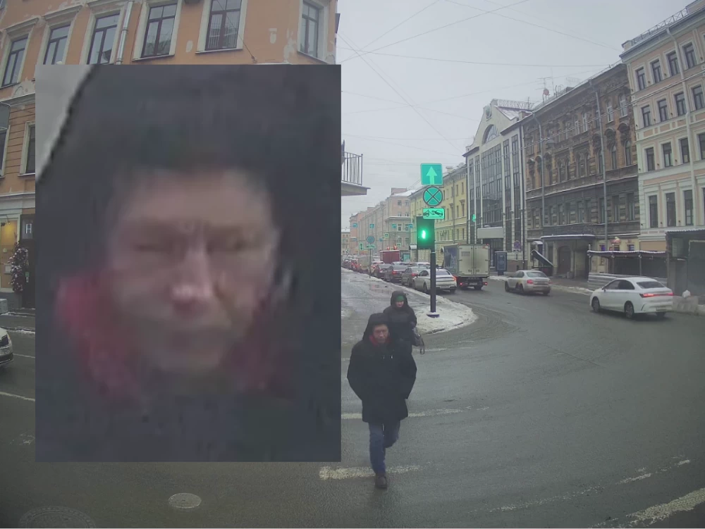 Image from the camera in fog