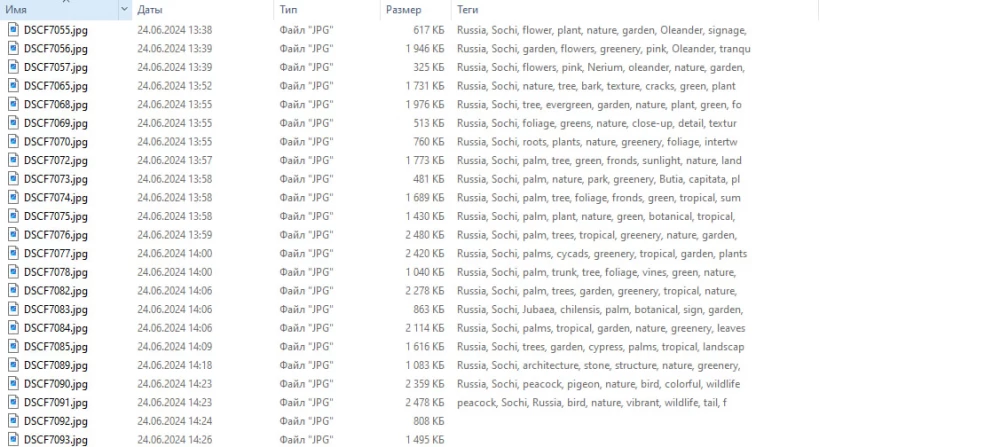 The line containing the tags was truncated to 64 characters
