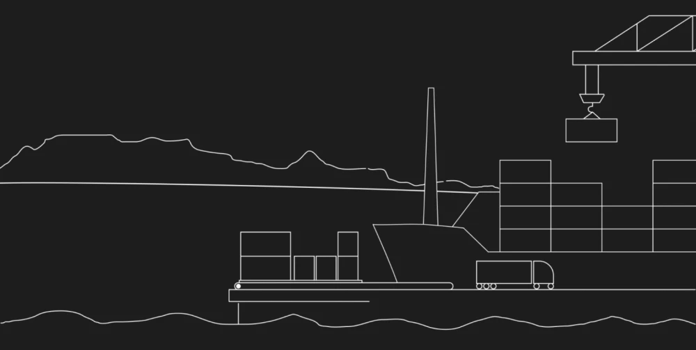 For example, here the neural network didn’t recognize the objects at all — it didn’t understand that the image showed a ship and not a truck, or that there was a crane. It only saw abstract lines and couldn’t identify what specific objects were depicted.