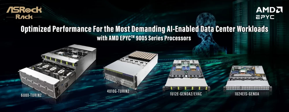 ASRock Rack portfolio based on EPYC 9005.
