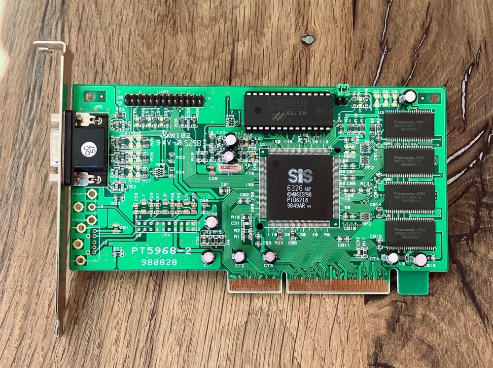 The moment I connect the last cable to my retro computer.