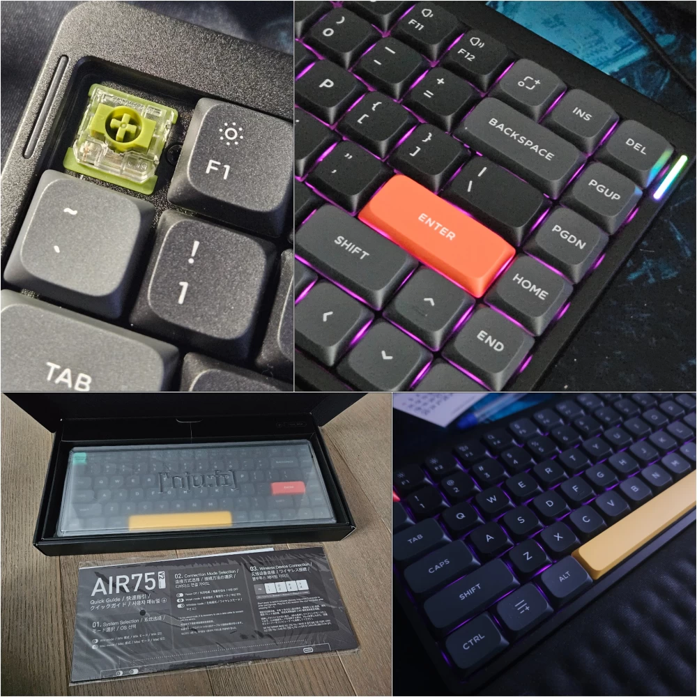 Keyboard with adjustable height and tilt angle for comfortable work