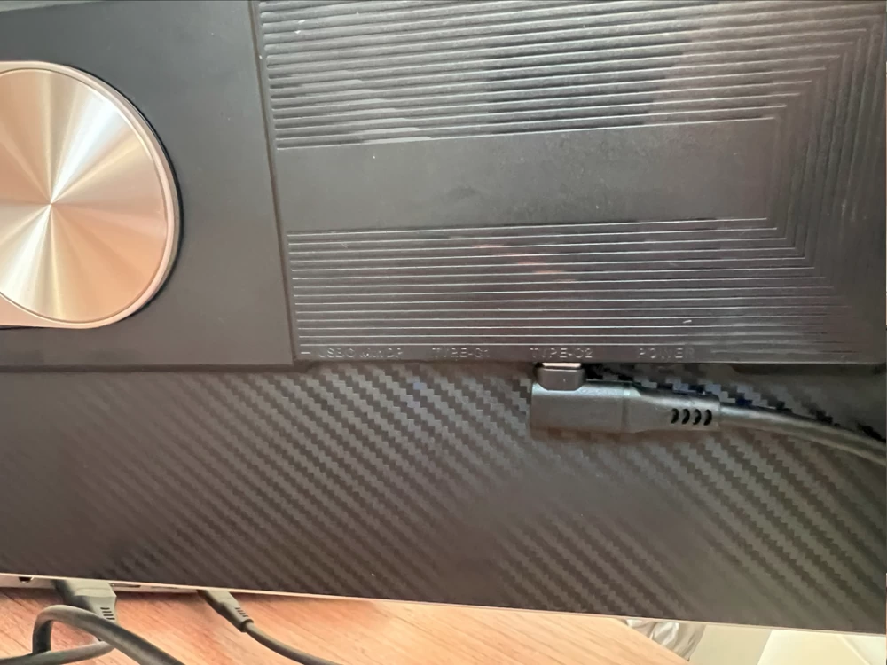 
A laptop with two screens, creating the image of a Cheburashka
