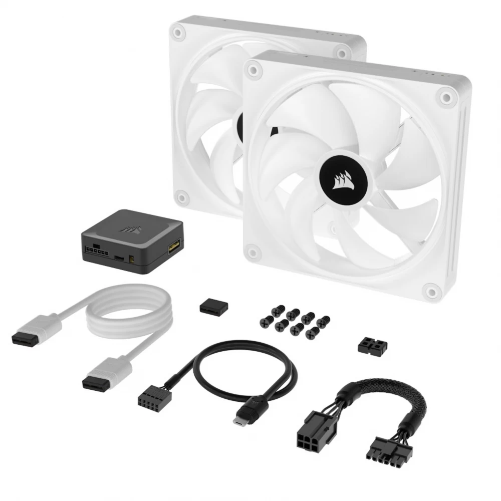 Corsair iCUE Link QX140 RGB PWM Starter Kit fans
