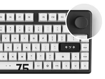 Side view of the Arbiter Studio Polar 75 Pro keyboard with backlight.
