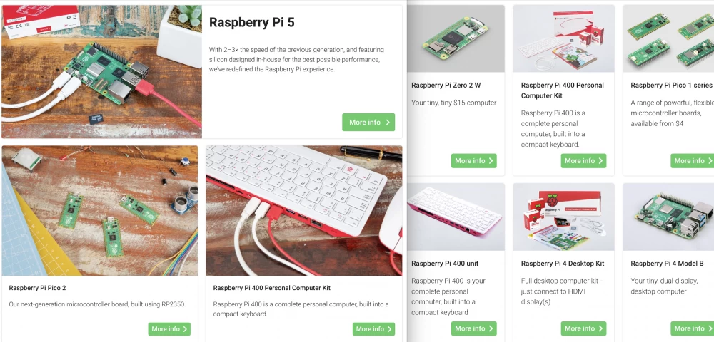 Raspberry are different, Raspberry are needed.