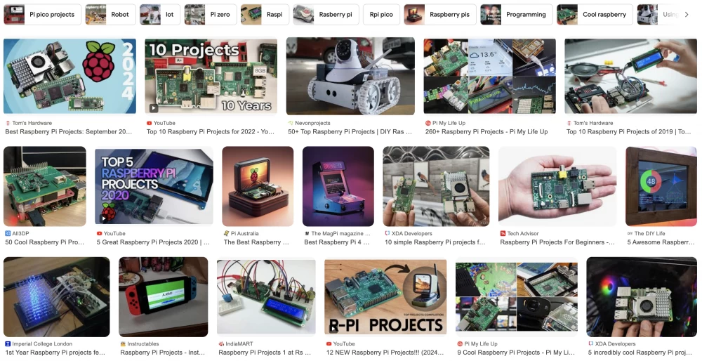 This is just an illustration. There are many different projects.