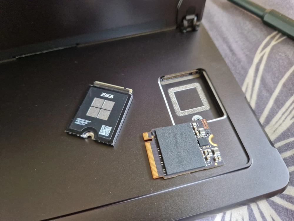 The user is watching a video tutorial on a Windows tablet.
