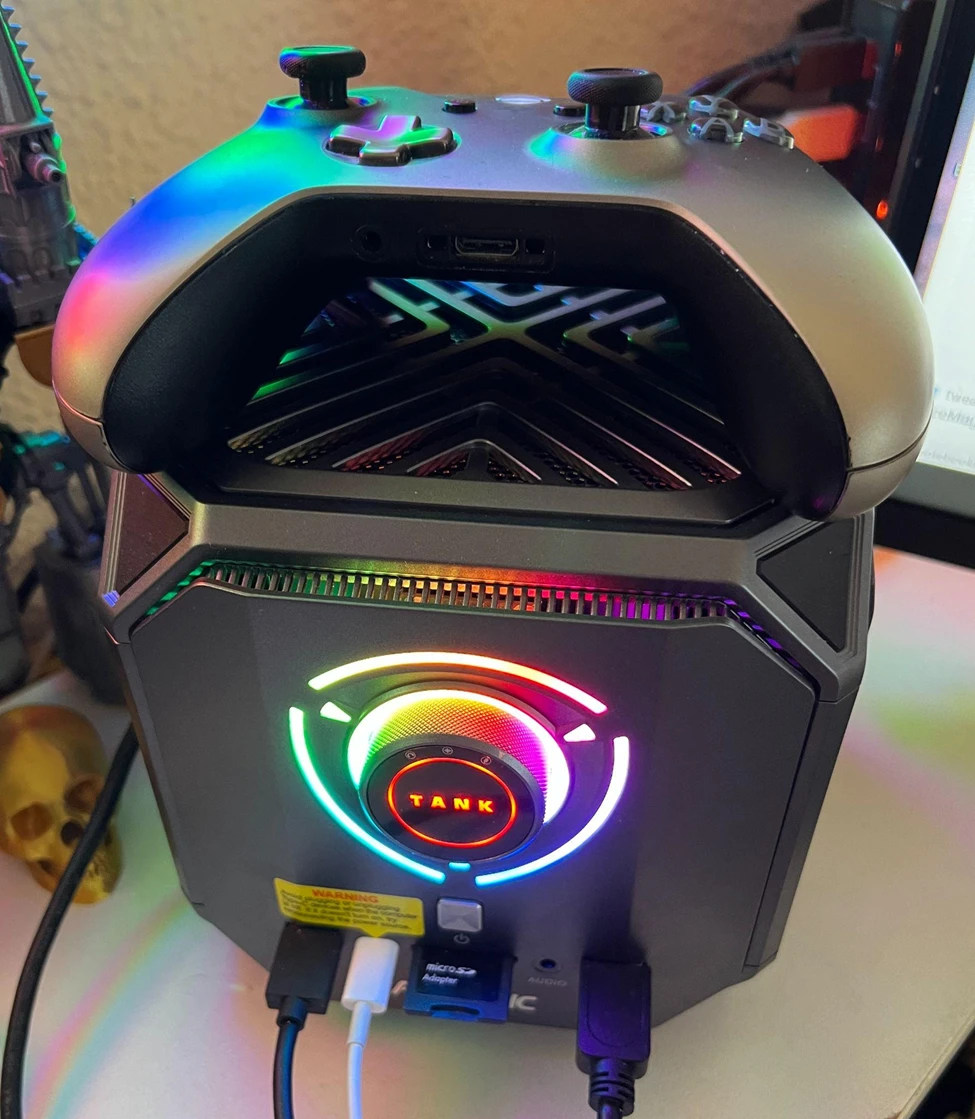 On top is the controller I use to play Fallout 4