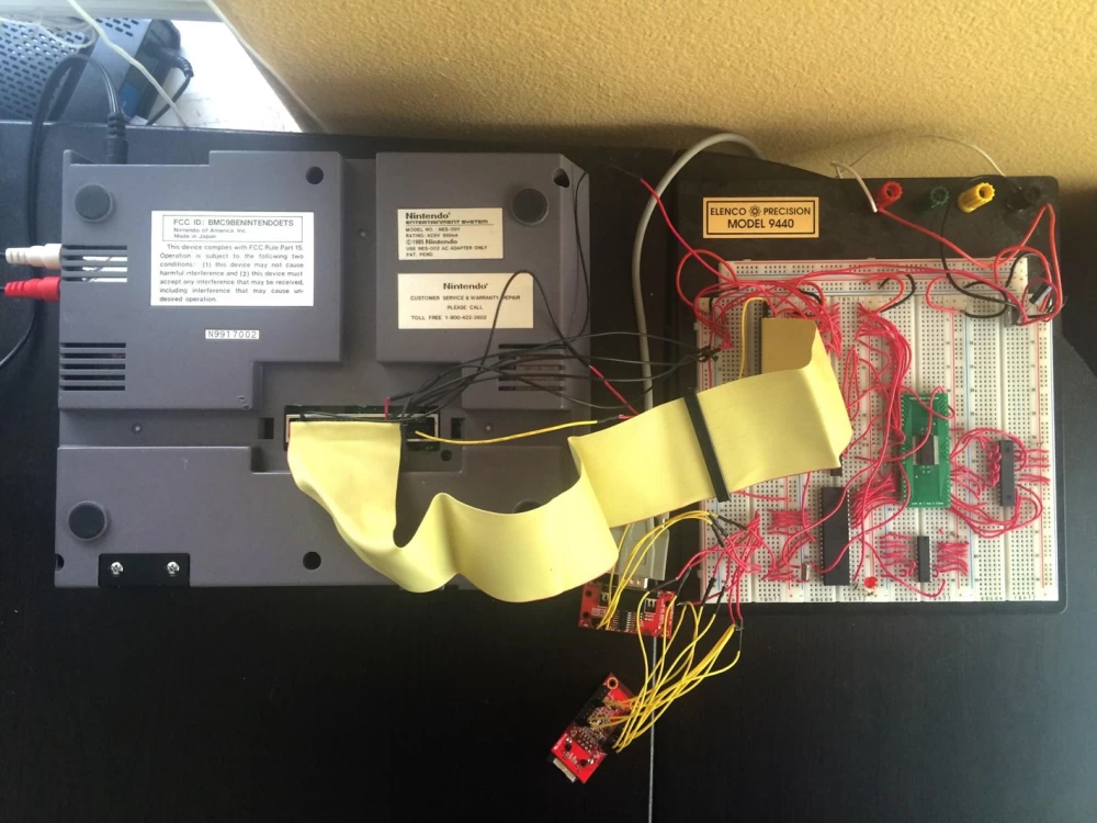 
The hidden NES port is now used to connect to the internet.
