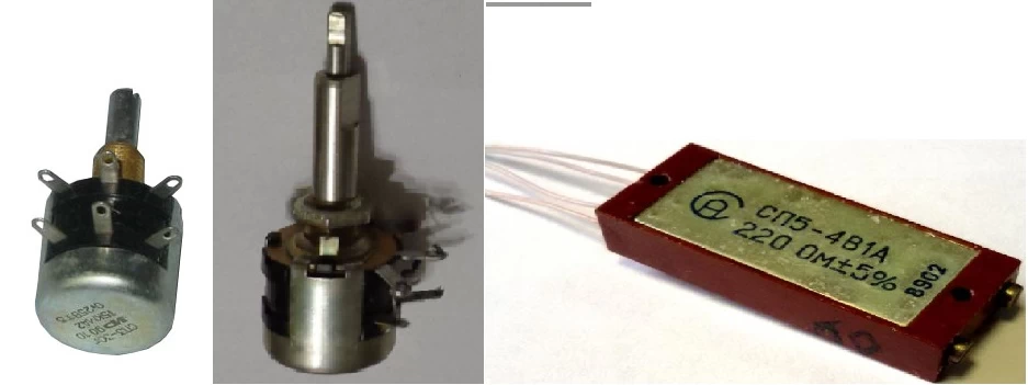 
Resistor with color coding to indicate resistance value.
