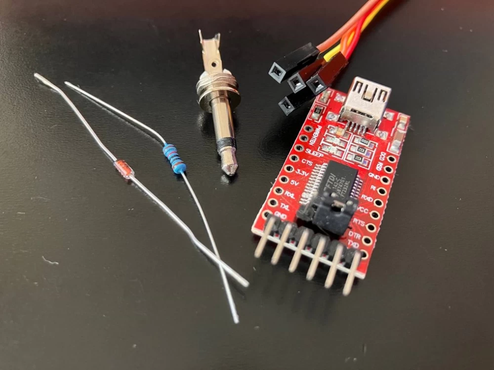 Everything is ready for soldering