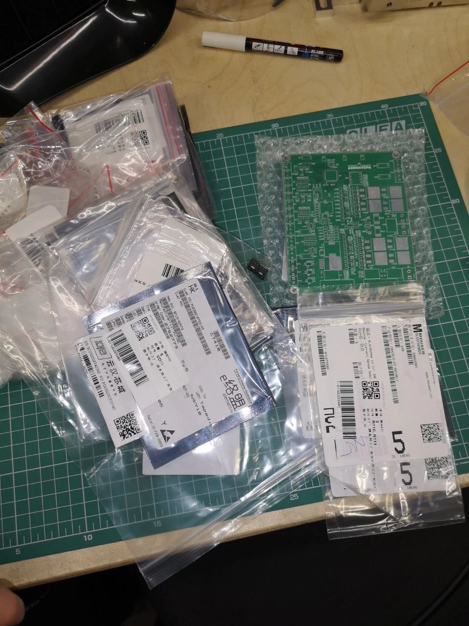 Testing the operation of the stepper motor with the controller