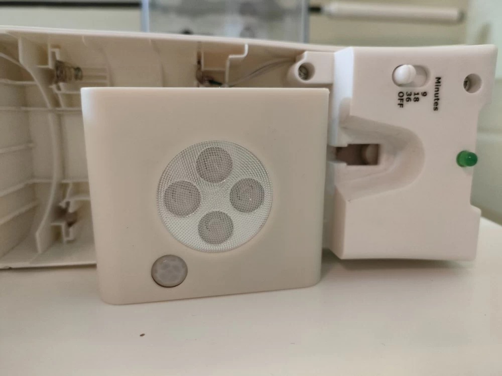 Examples of air freshener and flashlights