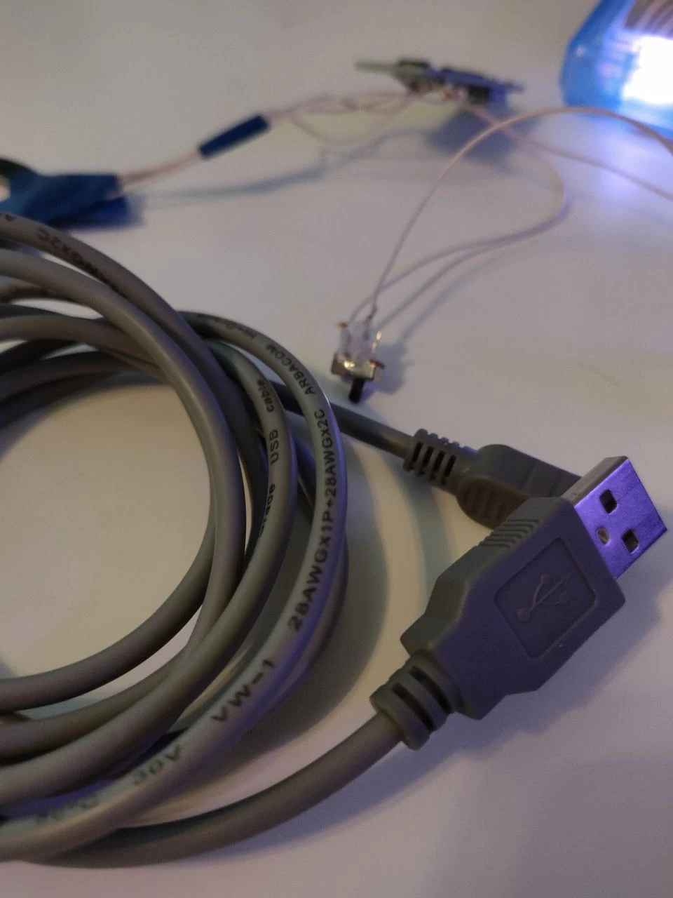 Flashing and checking the result