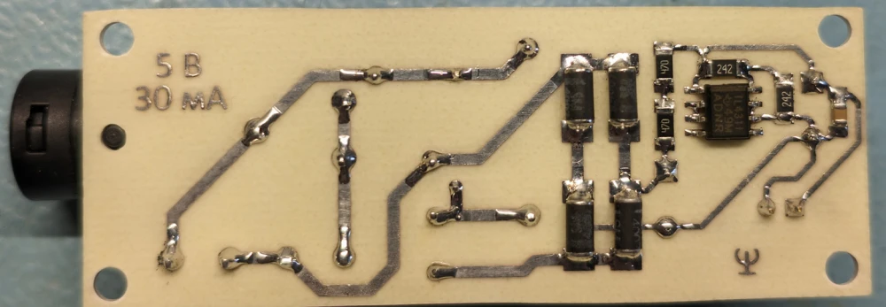 BIP board from the trace side