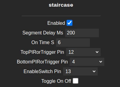 usermod settings in the WLED interface