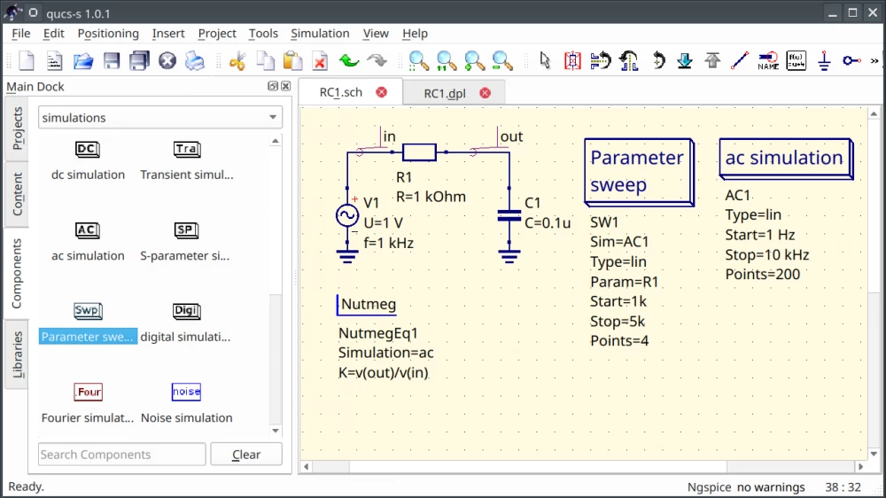 
Using a resistor as a parameter