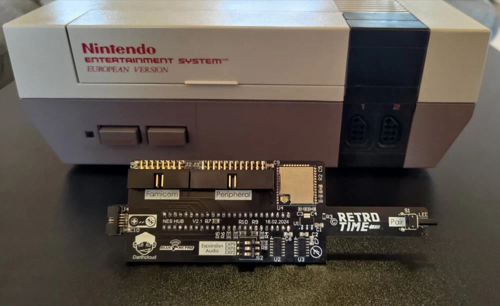 
The project includes using the hidden NES port to improve graphics.
