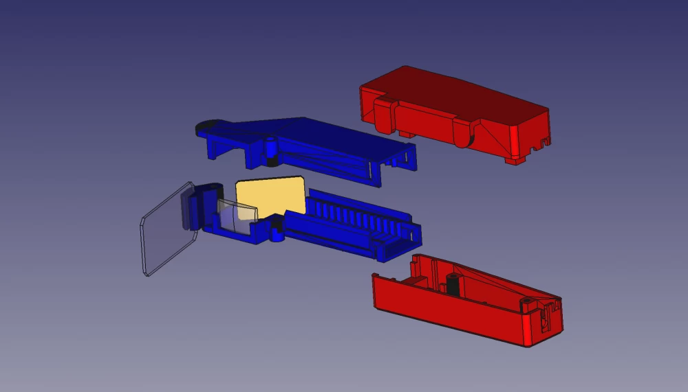 3D model of the AR monitor body