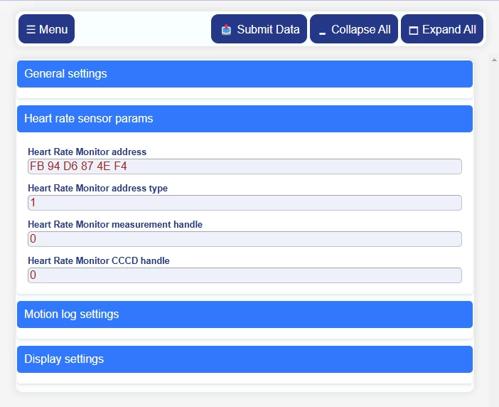 
Debugging the DIY fitness tracker using the LED matrix
