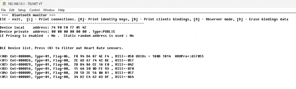 
Using IMU to track movements in the fitness tracker
