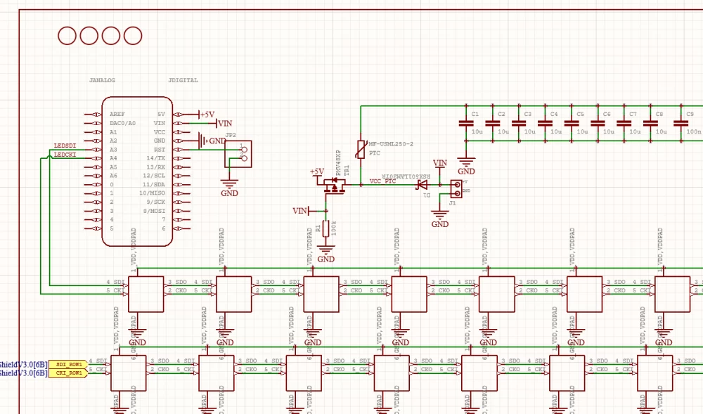 
Component connection diagram of the DIY fitness tracker
