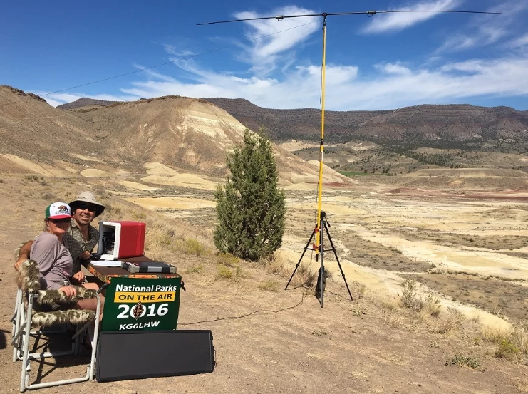 Anthony F. Wiese KG6LHW goes on the air as part of POTA 2016