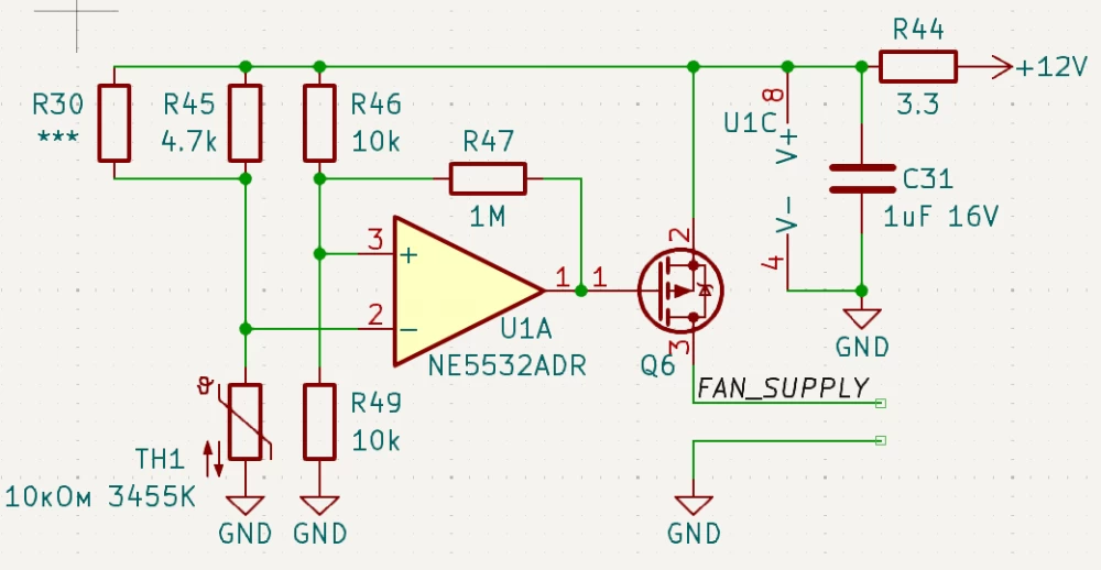 
Class D amplifier on TPA3255 with connected speakers

