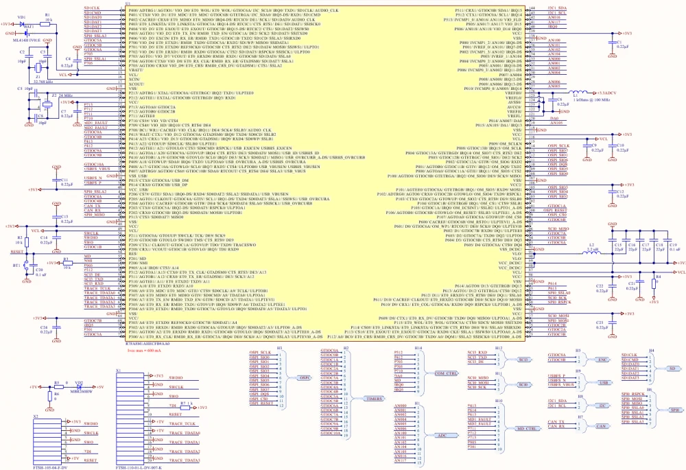 Microcontroller R7FA8M1AHECFB#AA0. Cortex-M85. 2M Flash, 1M RAM, 12K EEPROM, 480Mhz, 1.68 to 3.6 V, LQFP144 -4, -40℃ to +125℃