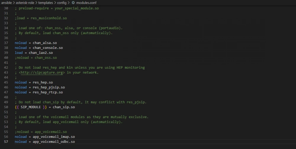 Deploying Asterisk VoIP server with Ansible
